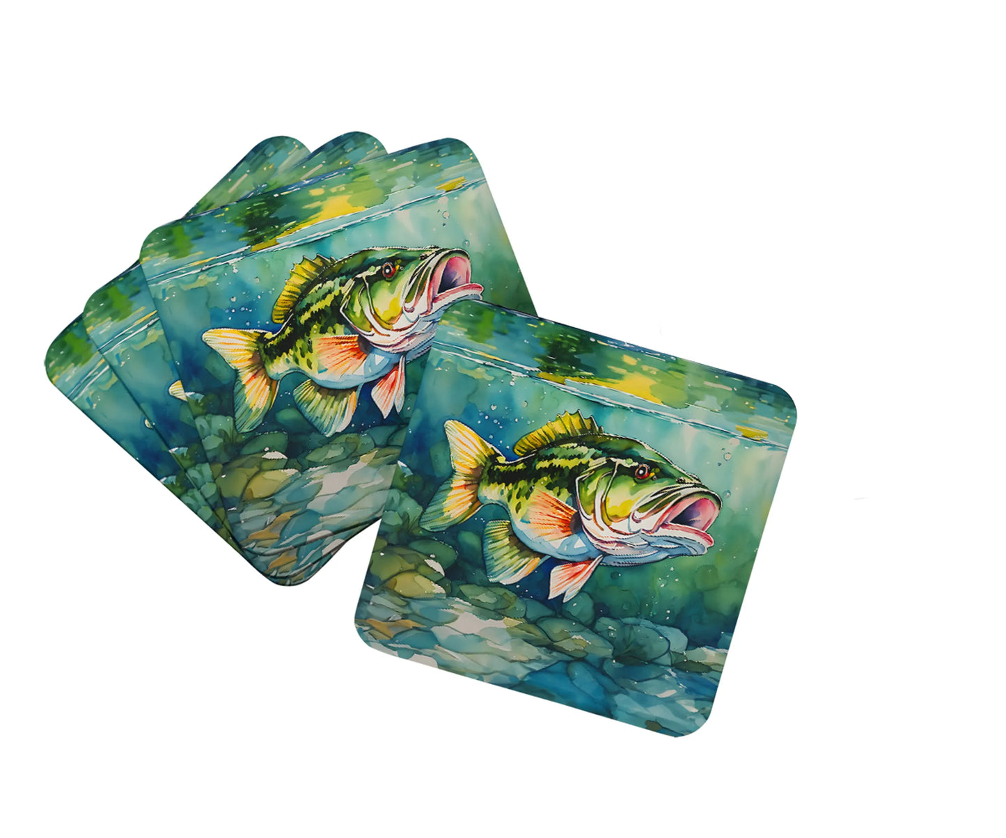 Koi Fish Foam Coasters