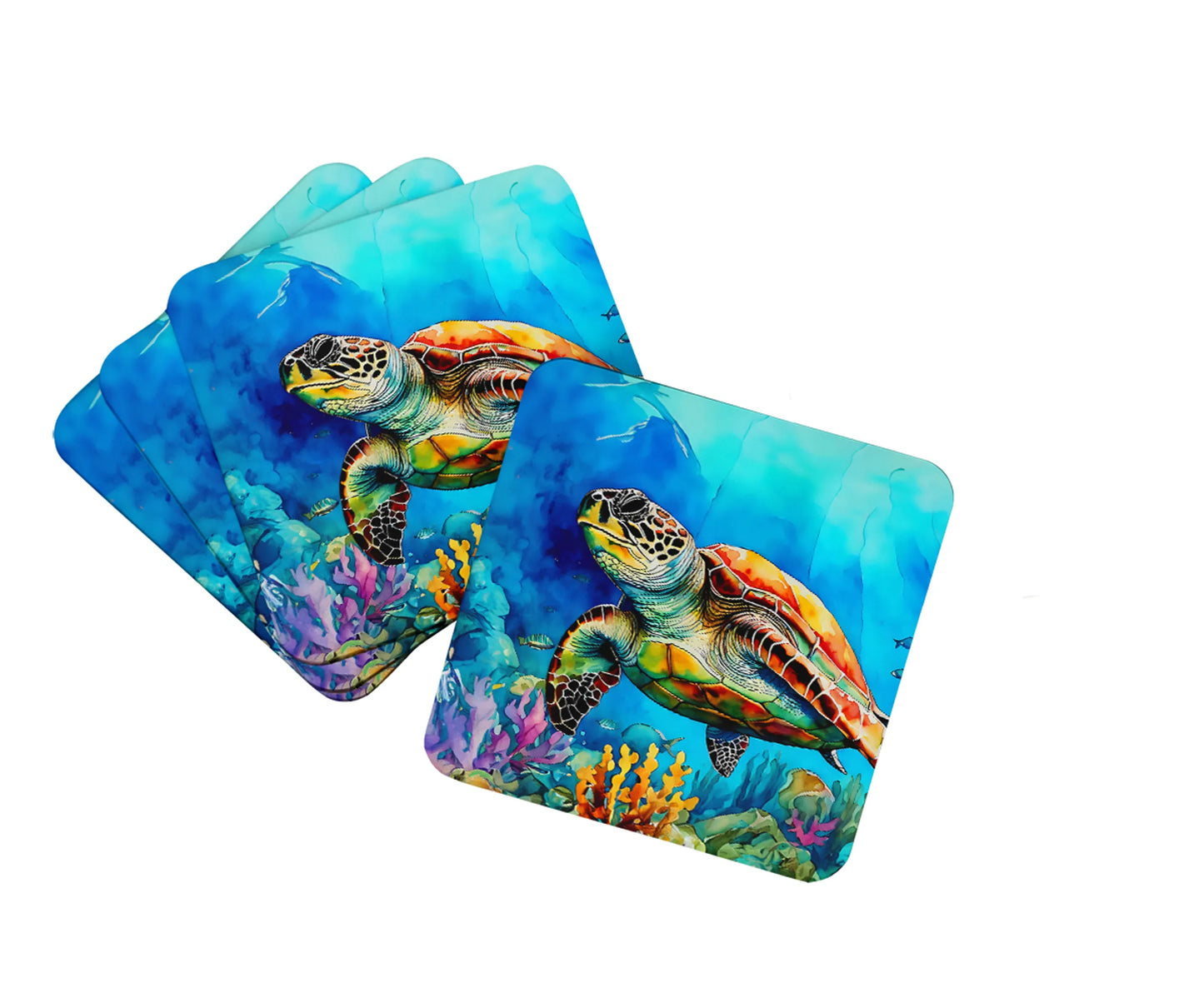 Koi Fish Foam Coasters