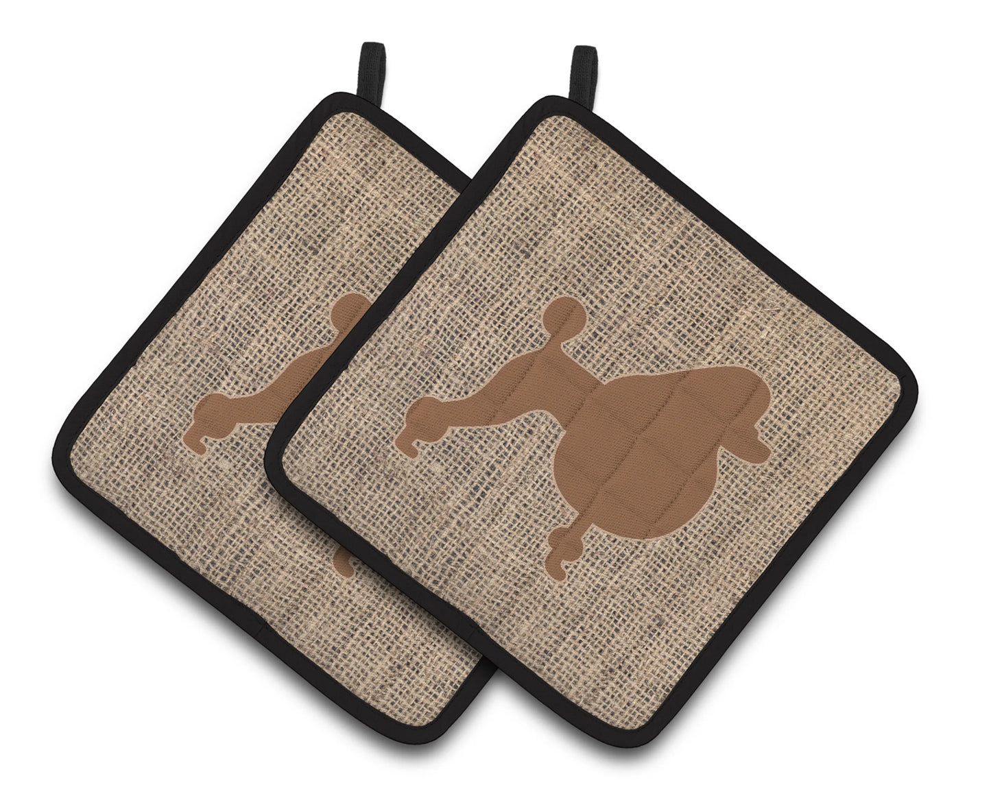 Dog Artwork Pair of Pot Holders - Size: 7.5 X 7.5 | Pack Of: 1