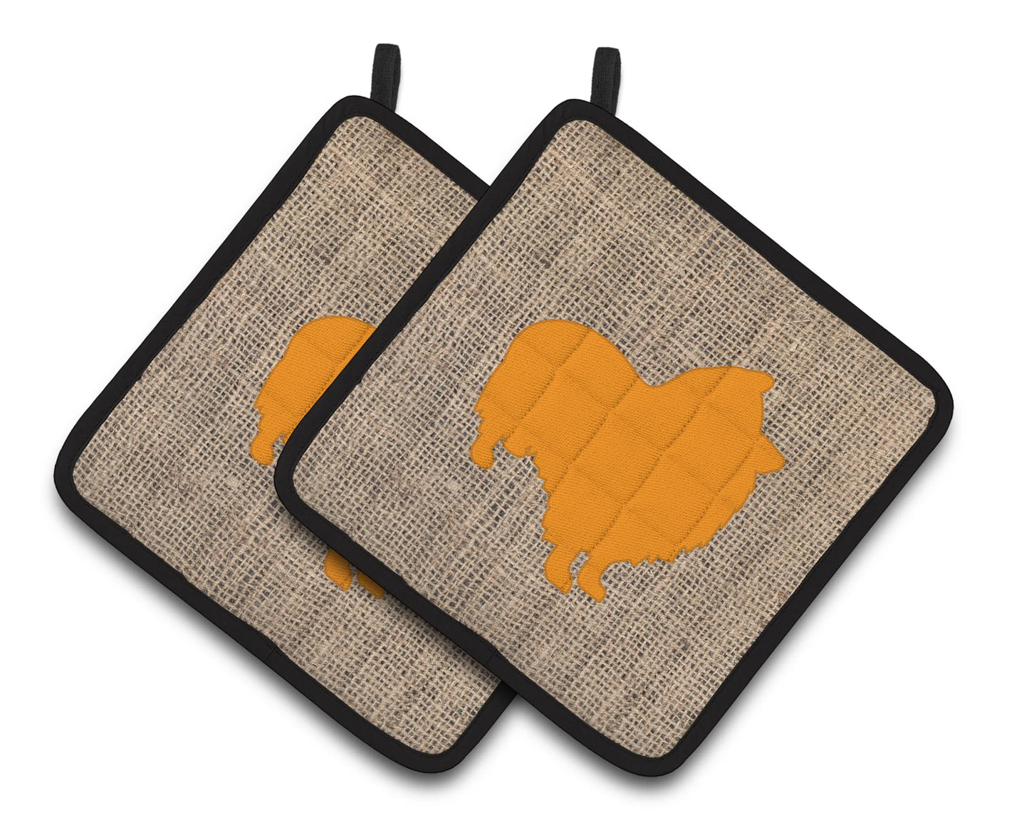 Dog Artwork Pair of Pot Holders - Size: 7.5 X 7.5 | Pack Of: 1