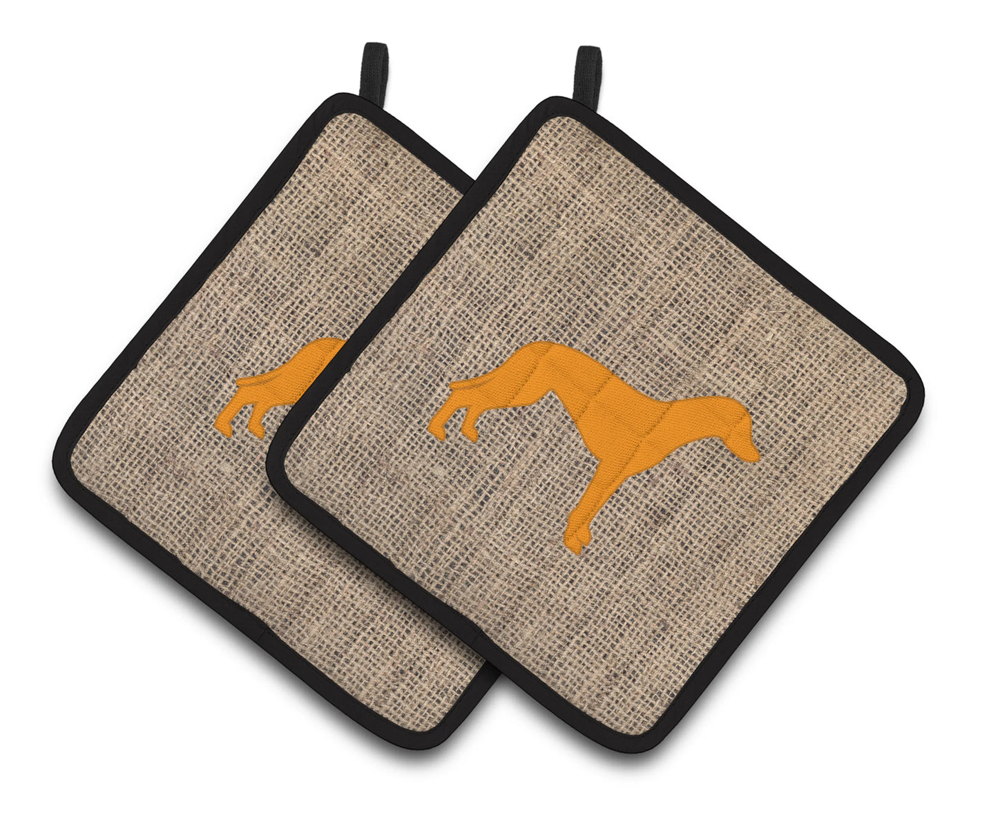 Dog Artwork Pair of Pot Holders - Size: 7.5 X 7.5 | Pack Of: 1