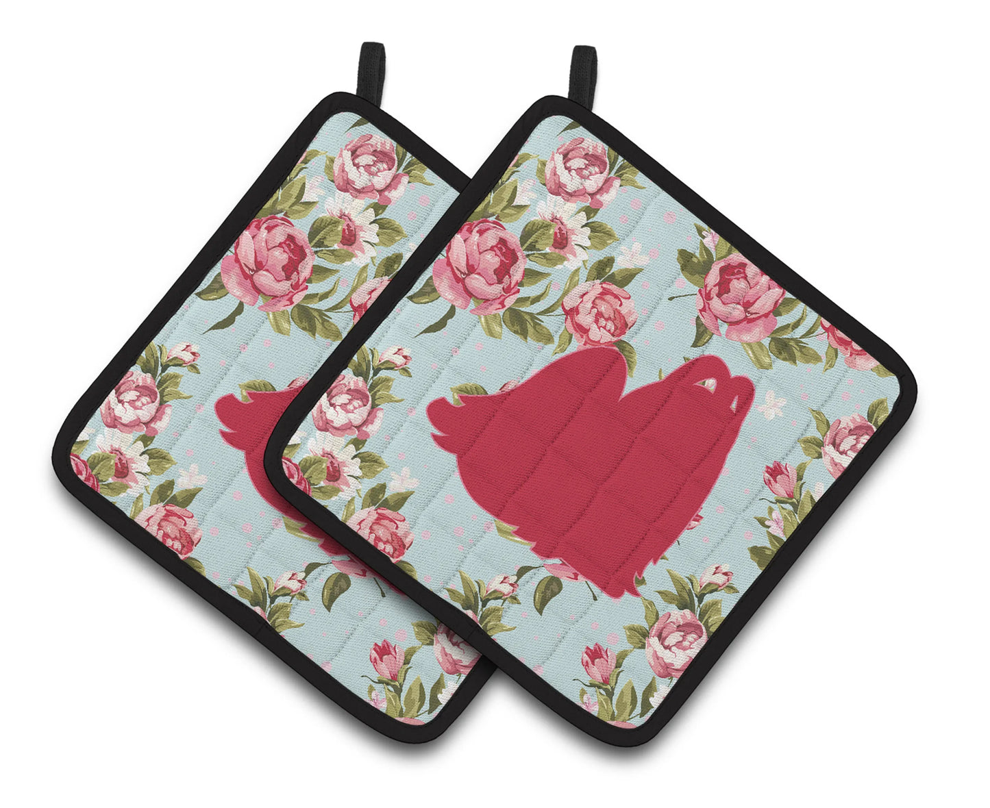 Dog Artwork Pair of Pot Holders - Size: 7.5 X 7.5 | Pack Of: 1