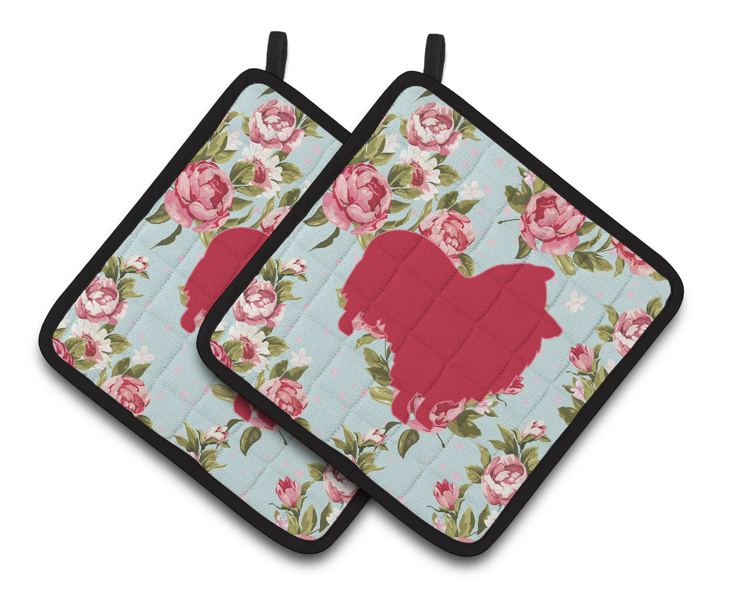 Dog Artwork Pair of Pot Holders - Size: 7.5 X 7.5 | Pack Of: 1