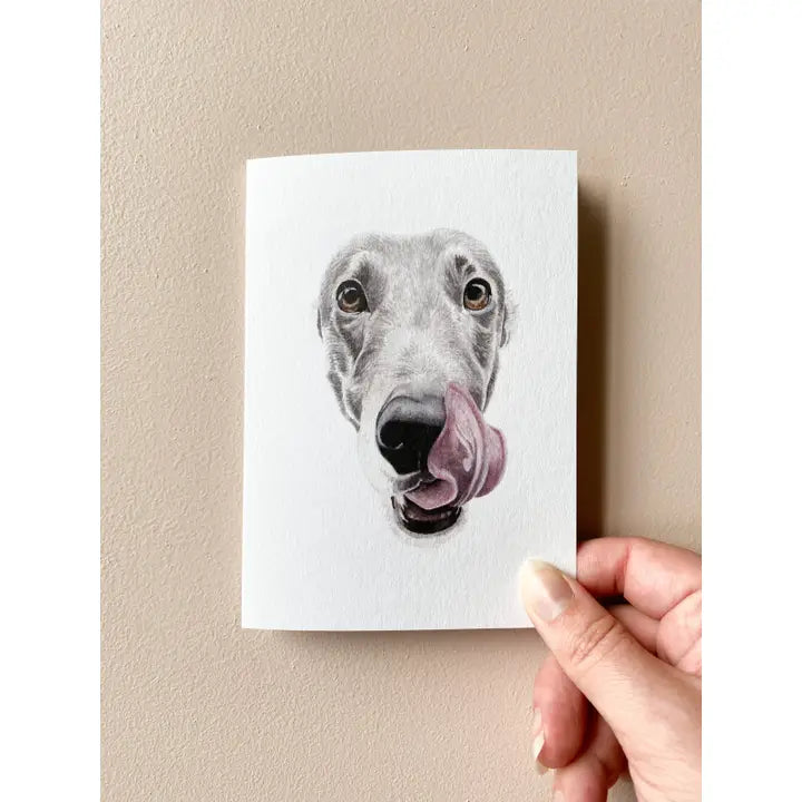 Greyhound Greeting Card