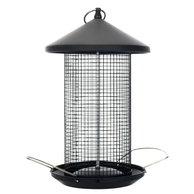 Mesh Bird Feeder With Secure Metal Top