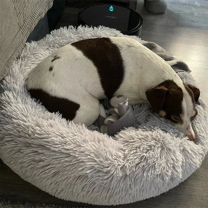 Plush Round Pet Bed