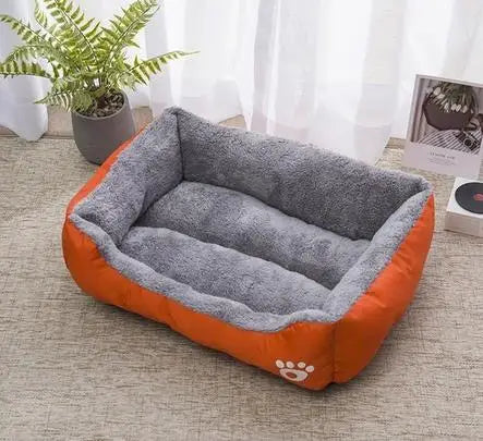 Pet Warm House Square Bed