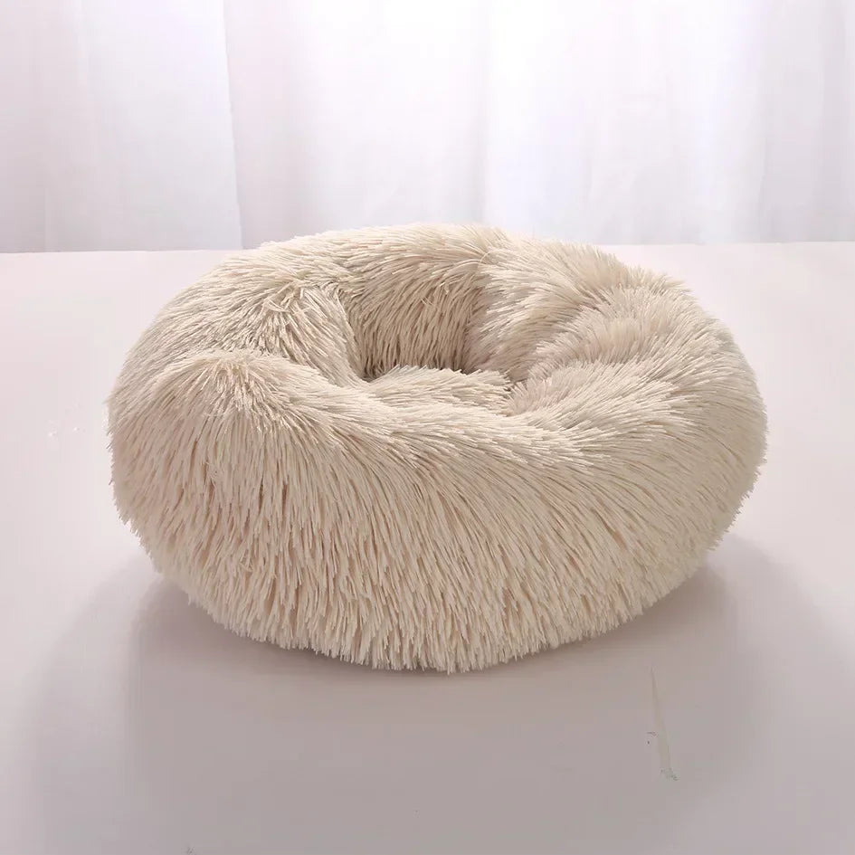 Plush Round Pet Bed