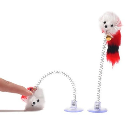 Cartoon Pet Stick Rod Mouse Toy