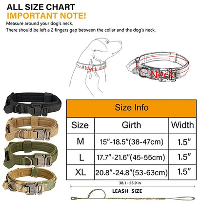 Pet Durable Adjustable Military Collar