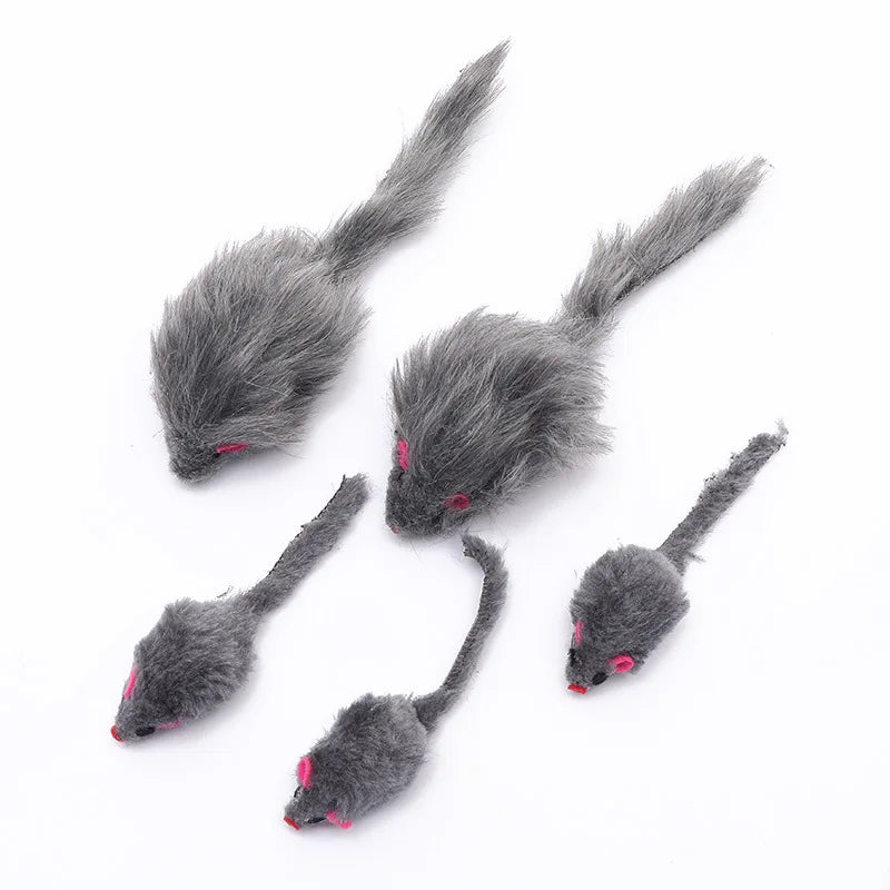 Catnip Plush Mouse Toy Set