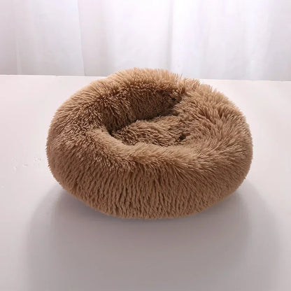 Plush Round Pet Bed