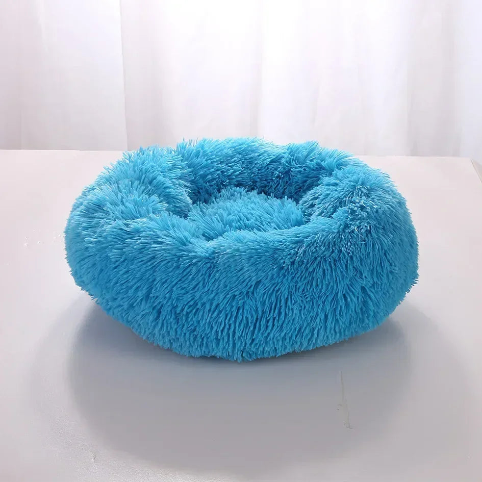 Plush Round Pet Bed