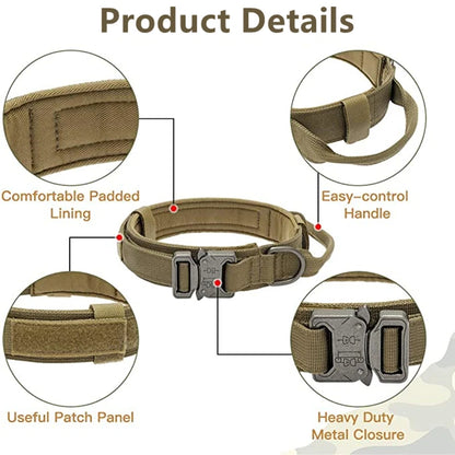 Pet Durable Adjustable Military Collar