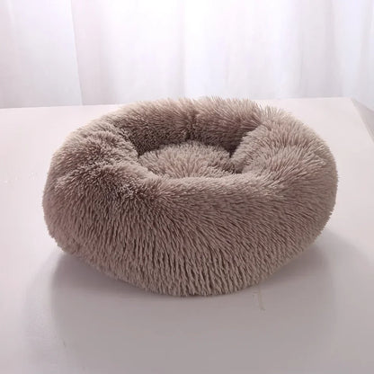 Plush Round Pet Bed