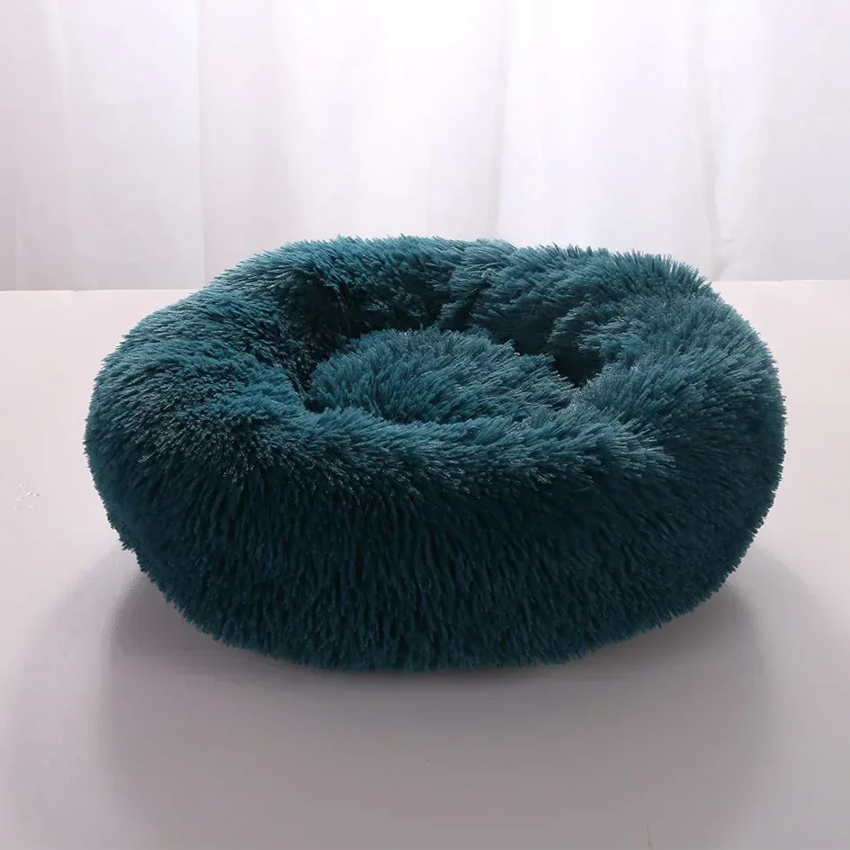 Plush Round Pet Bed