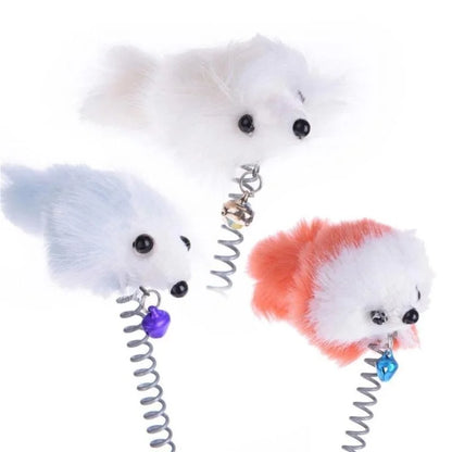 Cartoon Pet Stick Rod Mouse Toy