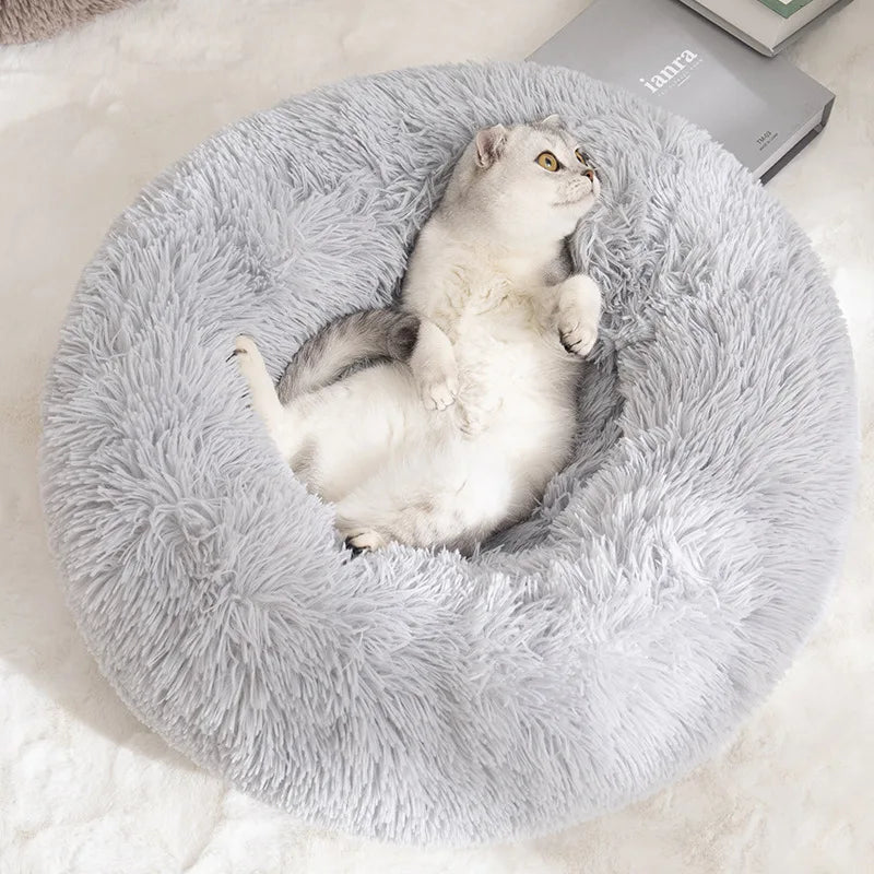 Plush Donut Pet Bed Bed