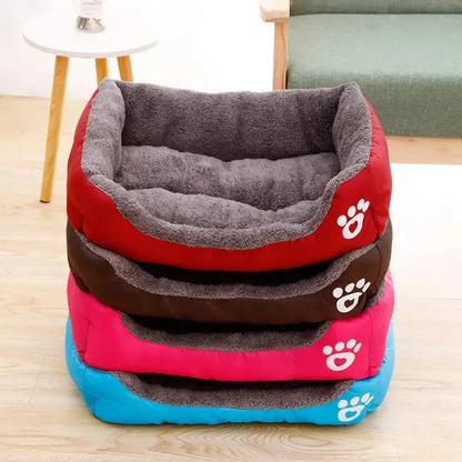 Pet Warm House Square Bed