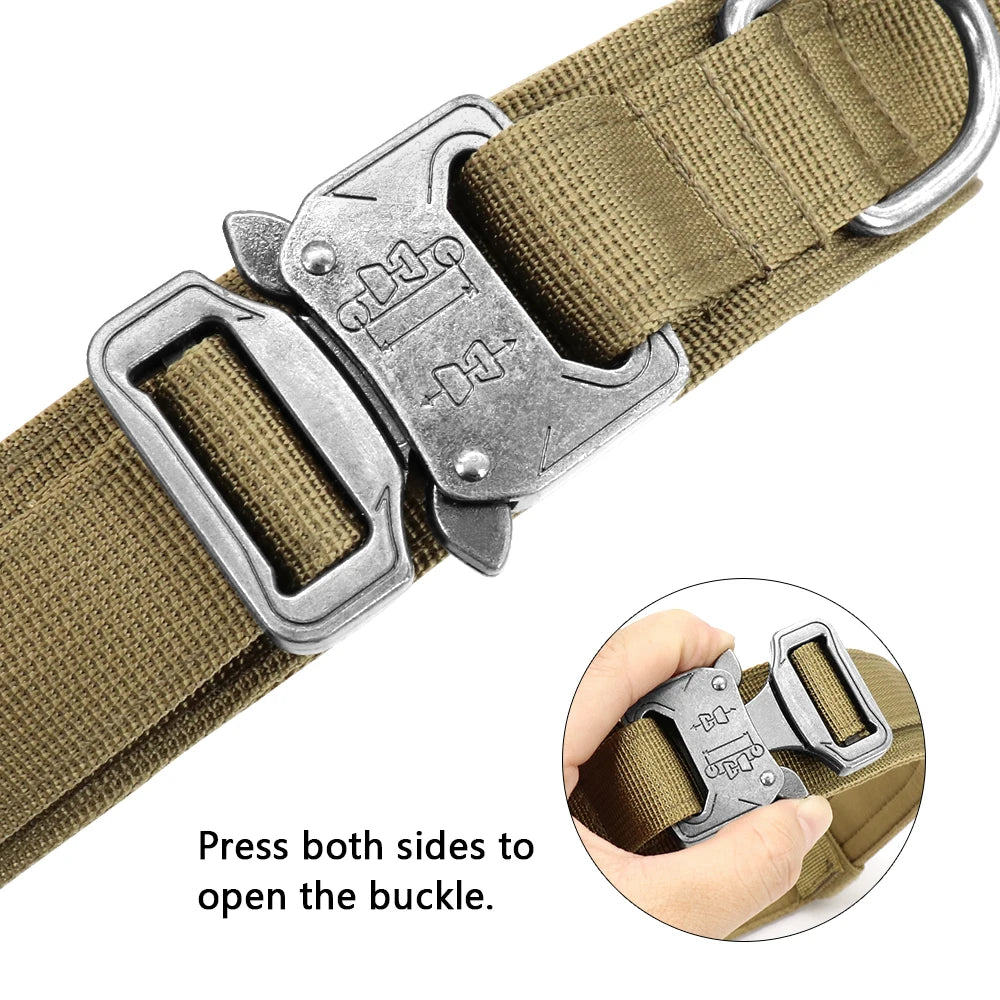 Durable Military Tactical Pet Collar